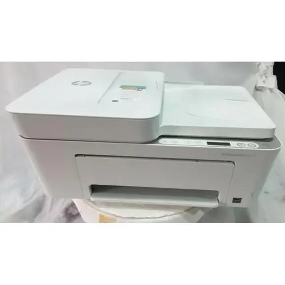 HP DeskJet Plus 4155 Wireless All-in-One Printer Print Scan Copy TESTED
